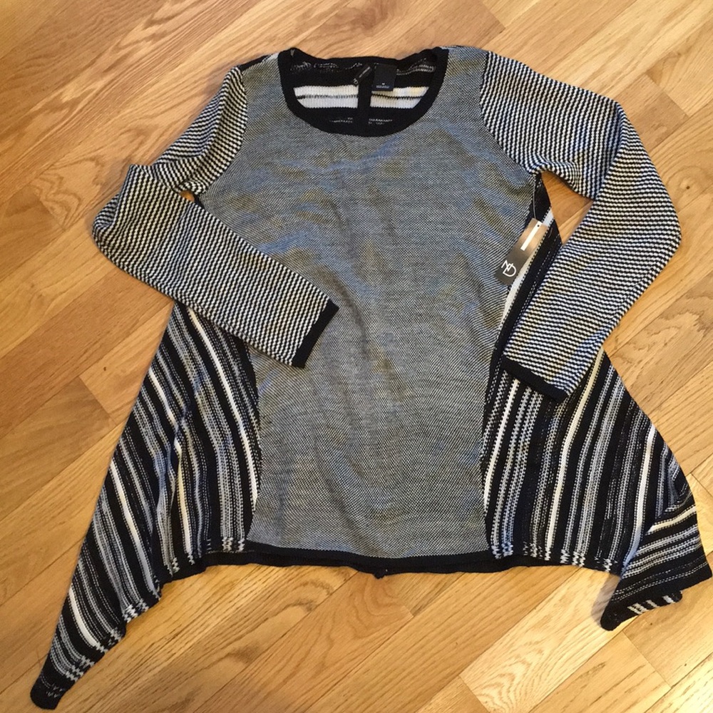 NWT New Directions Asymmetrical Hem Sweater
